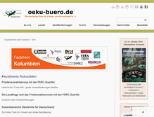 Tablet Screenshot of oeku-buero.de